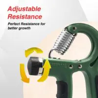 Espander Adjustable Hand Grip Strengthener, Resistance - 5-60 kg (Plastic) | Forearm and Finger Exerciser | Built-in Counter | Ergonomic, Portable, Lightweight | (Unisex) - Image 16