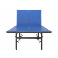 ტენისის  დასაკეცი მაგიდა გარე/შიდა გამოყენებისთვის, ჩოგბურთის მაგიდები ბორბლებით პროფესიონალური მაგიდა  სკოლის სახლის შეჯიბრებზე სათამაშოთ პინგ პონგის მაგიდა/ტენისის მაგიდა (პინკ პონგის მაგიდა) - Image 4