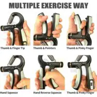 Espander Adjustable Hand Grip Strengthener, Resistance - 5-60 kg (Plastic) | Forearm and Finger Exerciser | Built-in Counter | Ergonomic, Portable, Lightweight | (Unisex) - Image 14