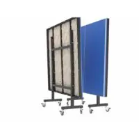 ტენისის  დასაკეცი მაგიდა გარე/შიდა გამოყენებისთვის, ჩოგბურთის მაგიდები ბორბლებით პროფესიონალური მაგიდა  სკოლის სახლის შეჯიბრებზე სათამაშოთ პინგ პონგის მაგიდა/ტენისის მაგიდა (პინკ პონგის მაგიდა) - Image 7