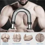 Эспандер для тренировки груди и рук весом 30–60 кг/тренажер для укрепления рук, мужской тренажер для укрепления мышц хвата/тренажер для запястья, плеч, рук, предплечий, мышц груди (мини-тренажер) с пружиной