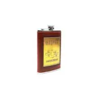 GEORGIA Stainless Steel Hip Flask with Motif - Drip-Proof Shot Container for Travelling Made of High-Quality Stainless Steel - for Liquor and Other Spirits - Image 4