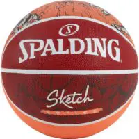 Basketball Spalding Sketch Series Dribble Original Size 7, Outdoor/Indoor Synthetic Rubber Basketballs