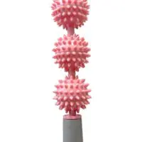 როლერი მასაჟისთვის, ნაკრები ჯოხი და ბურთი, ბურთი მასაჟისთვის, კუნთების რელაქსაციისთვის, ანტიცელულიტური იოგას როლერი, კუნთების ტკივილის შესამსუბუქებლად - Image 2