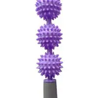 როლერი მასაჟისთვის, ნაკრები ჯოხი და ბურთი, ბურთი მასაჟისთვის, კუნთების რელაქსაციისთვის, ანტიცელულიტური იოგას როლერი, კუნთების ტკივილის შესამსუბუქებლად - Image 3