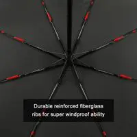 ქოლგა, მაღალი სიმტკიცის, სრულად წყალგაუმტარი დასაკეცი ქოლგა, კლასიკური სრულად ავტომატური დასაკეცი წვიმის ქოლგა - Image 9