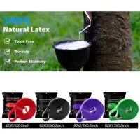 წელვადი ჟგუტი, წინააღმდეგობის ჟგუტები, სავარჯიშო ზოლები, სხეულის გაჭიმვის, ძალისმიერი ლიფტინგის, წინააღმდეგობის ვარჯიშისთვის - Image 10