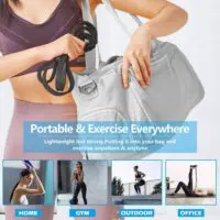 წელვადი ჟგუტი, წინააღმდეგობის ჟგუტები, სავარჯიშო ზოლები, სხეულის გაჭიმვის, ძალისმიერი ლიფტინგის, წინააღმდეგობის ვარჯიშისთვის - Image 8