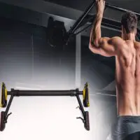 Настенный турник, регулируемый от 70 до 100 см, для установки между дверями, тренировочный турник, ось — изображение 4