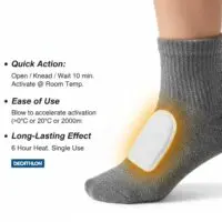 Feet warmer, Decathlon feet warmer, 6 hour warmth, self-heating feet warmer - Image 2