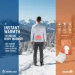 Body warmer, 10 hours of heat, self-heating body warmer