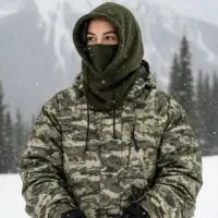 Headscarf, balaclava fleece thermal hat, hat with hood - Image 20