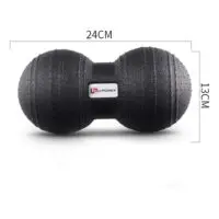 U-POWEX Roller Double Lacrosse Peanut Roller Massage Ball for Legs, Neck, Spine, Shoulders, Trigger Point Physical Therapy, Myofascial Muscle Knot Massage, Yoga