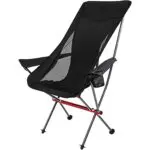 Походный стул, качественный сверхлегкий складной походный стул с высокой спинкой, походный стул с высокой спинкой для отдыха на природе, пляжа, пикника, рыбалки.