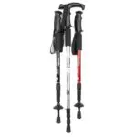 Hiking Pole, Ultralight Aluminum Hiking Poles, T-Handle, Straight, Three-Section, Extendable Travel Pole