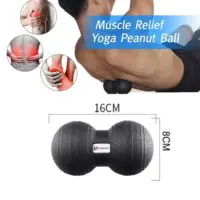 U-POWEX მასაჟის ბურთი , EPP ულტრამსუბუქი მყარი სამასაჟო როლერი /იოგა, პილატესი