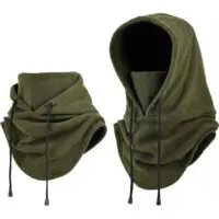 Headscarf, balaclava fleece thermal hat, hat with hood - Image 15