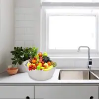 ჯამების ნაკრები, მრავალფუნქციური დიდი ზომის უჟანგავი ფოლადის ნაკრები, სუპის, უჟანგავი ფოლადის თასები, სამზარეულოს წყლის ნიჟარა, ფოლადის მსუბუქი, მეტალის თასი, ხილის გასარეცხი თასი, სამზარეულოს ნაკრები - Image 5