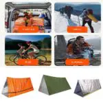 Outdoor Emergency Tent Portable Emergency Rescue Camping Cold-Proof Sleeping Bag Thermal Blanket Mountaineering Camping