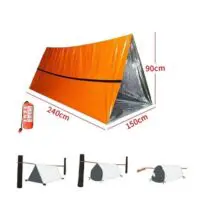 Outdoor Emergency Tent Portable Emergency Rescue Camping Cold-Proof Sleeping Bag Thermal Blanket Mountaineering Camping - Image 4