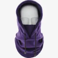 Headscarf, balaclava fleece thermal hat, hat with hood - Image 7