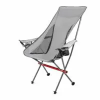 Походный стул, качественный сверхлегкий складной походный стул с высокой спинкой, походный стул с высокой спинкой для отдыха на природе, пляжа, пикника, рыбалки. — изображение 2