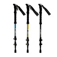 სალაშქრო ჯოხი ხელჯოხი 63-135 სმ სკანდინავიური სალაშქრო ალუმინის დასაკეცი სალაშქრო ჯოხები, სამ სექცია, სწორი სახელურით, ულტრამსუბუქი ტელესკოპური სალაშქრო, კემპინგი, სალაშქრო ალუმინის შენადნობი 7075