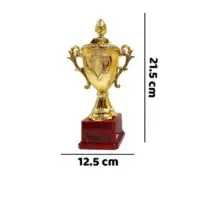 თასი, გამარჯვებულების სიმბოლო - იდეალურია სპორტული ტურნირებისთვის, სასკოლო შეჯიბრებებისა და კორპორატიული ღონისძიებებისთვის. - Image 2