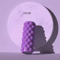 ფიტნეს როლერი 33, 45 სმ აღდგენისთვის, როლერი ღრმა ქსოვილების მასაჟის როლიკები სპორტდარბაზისთვის. ზურგის, კისრის და მუხლის ტკივილის შემამსუბუქებელი როლიკერი. იოგას, ფიტნეს ვარჯიშის როლიკერი, კუნთების მასაჟის აღჭურვილობა, კუნთების აღდგენა, გაწელვა. - Image 11