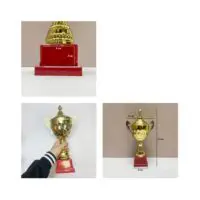 თასი, გამარჯვებულების სიმბოლო - იდეალურია სპორტული ტურნირებისთვის, სასკოლო შეჯიბრებებისა და კორპორატიული ღონისძიებებისთვის. - Image 5