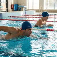 ცურვის ქუდი Decathlon, ნაჭრის საცურაო ქუდები L ზომა, აუზის/სანაპიროს საცურაო ქუდები, ცურვის ქუდები - Image 3