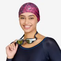 ცურვის ქუდი Decathlon, ნაჭრის საცურაო ქუდები L ზომა, აუზის/სანაპიროს საცურაო ქუდები, ცურვის ქუდები - Image 7