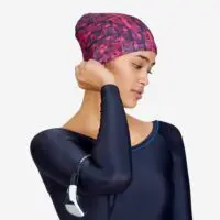 ცურვის ქუდი Decathlon, ნაჭრის საცურაო ქუდები L ზომა, აუზის/სანაპიროს საცურაო ქუდები, ცურვის ქუდები - Image 8