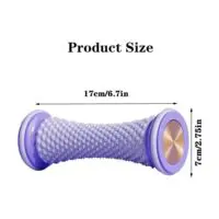 მასაჟორი როლერი ფეხებისთვის, ხელებისთვის და მთელი სხეულისთვის. ფიტნესისთვის, იოგასთვის და პილატესისთვის. მრავალფუნქციური ერგონომიული როლერი. - Image 7