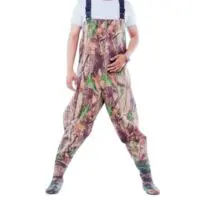 რეზინის კომბინეზონი თევზაობისა და ნადირობისთვის, კომუფლირებული ჩექმებით - Image 2