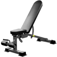 სავარჯიშო სკამი, გირებით და შტანგით სავარჯიშო სკამი, დამბელის მრავალფუნქციური რეგულირებადი სავარჯიშო სკამი სახლისთვის – პროფესიონალური ბენჩ პრესი და ფლაი ვარჯიშების მხარდაჭერით