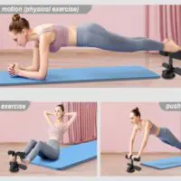 პორტატული მინი ტრენაჟორი, პრესის ტრენაჟორები, პორტატული დასაჯდომი სავარჯიშო აღჭურვილობა, დიდი საყრდენი მუცლის სავარჯიშო მოწყობილობა, მუცლის კუნთებისთვის - Image 14