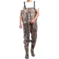 Rubber overalls for fishing and hunting, with camouflage boots - Image 6