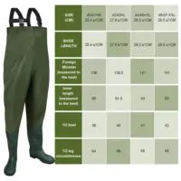 სათევზაო კომბინიზონი, 70D ნეილონის სილიკონით, სანადირო კომბინეზონები ბოტებით, წყალგაუმტარი PVC სათევზაო შარვალი რეგულირებადი მხრის თასმით - Image 6