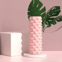 ფიტნეს როლერი 33, 45 სმ აღდგენისთვის, როლერი ღრმა ქსოვილების მასაჟის როლიკები სპორტდარბაზისთვის. ზურგის, კისრის და მუხლის ტკივილის შემამსუბუქებელი როლიკერი. იოგას, ფიტნეს ვარჯიშის როლიკერი, კუნთების მასაჟის აღჭურვილობა, კუნთების აღდგენა, გაწელვა. - Image 4