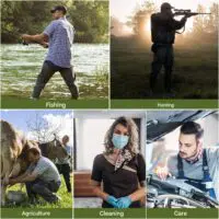 სათევზაო კომბინიზონი, 70D ნეილონის სილიკონით, სანადირო კომბინეზონები ბოტებით, წყალგაუმტარი PVC სათევზაო შარვალი რეგულირებადი მხრის თასმით - Image 4