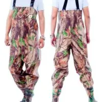 რეზინის კომბინეზონი თევზაობისა და ნადირობისთვის, კომუფლირებული ჩექმებით - Image 3