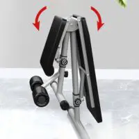 სავარჯიშო სკამი, გირებით და შტანგით სავარჯიშო სკამი, დამბელის მრავალფუნქციური რეგულირებადი სავარჯიშო სკამი სახლისთვის – პროფესიონალური ბენჩ პრესი და ფლაი ვარჯიშების მხარდაჭერით - Image 5