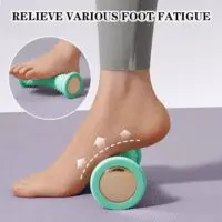 მასაჟორი როლერი ფეხებისთვის, ხელებისთვის და მთელი სხეულისთვის. ფიტნესისთვის, იოგასთვის და პილატესისთვის. მრავალფუნქციური ერგონომიული როლერი. - Image 11