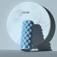 ფიტნეს როლერი 33, 45 სმ აღდგენისთვის, როლერი ღრმა ქსოვილების მასაჟის როლიკები სპორტდარბაზისთვის. ზურგის, კისრის და მუხლის ტკივილის შემამსუბუქებელი როლიკერი. იოგას, ფიტნეს ვარჯიშის როლიკერი, კუნთების მასაჟის აღჭურვილობა, კუნთების აღდგენა, გაწელვა. - Image 9