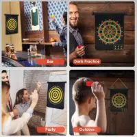 Darts – a fun mini game of accuracy and aiming, double-sided board - Image 10