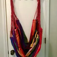 Swing hammock 90X120cm with two pillows, mini seating single hammocks - Image 5