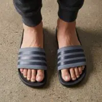 ჩუსტები Adidas, Adidas-ის საშხაპე ჩუსტები, აუზის ჩუსტები დიდებისთვის 41-45 ზომა - Image 3