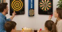 Darts – a fun mini game of accuracy and aiming, double-sided board - Image 4