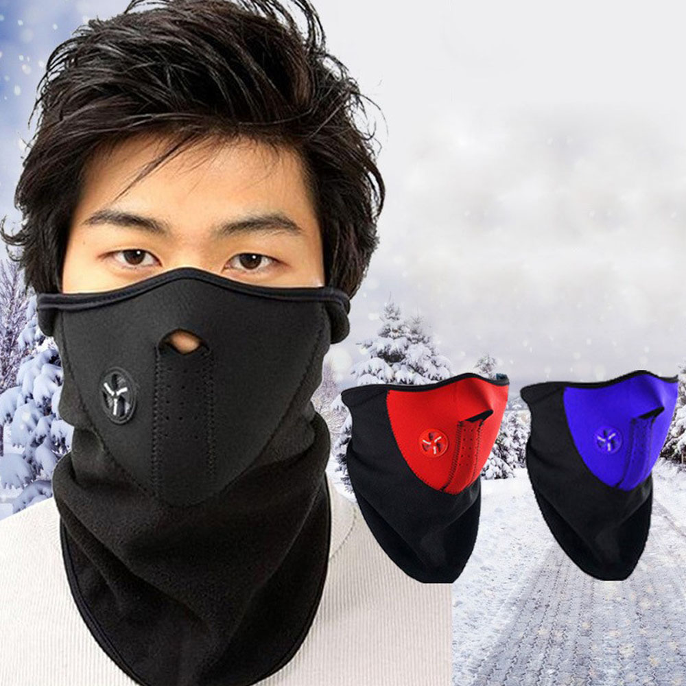 the mask for bicycle/Bike Motorcycle Ski Snowboard Sport Fleece Neck Winter  Warmer Face Mask Harley –